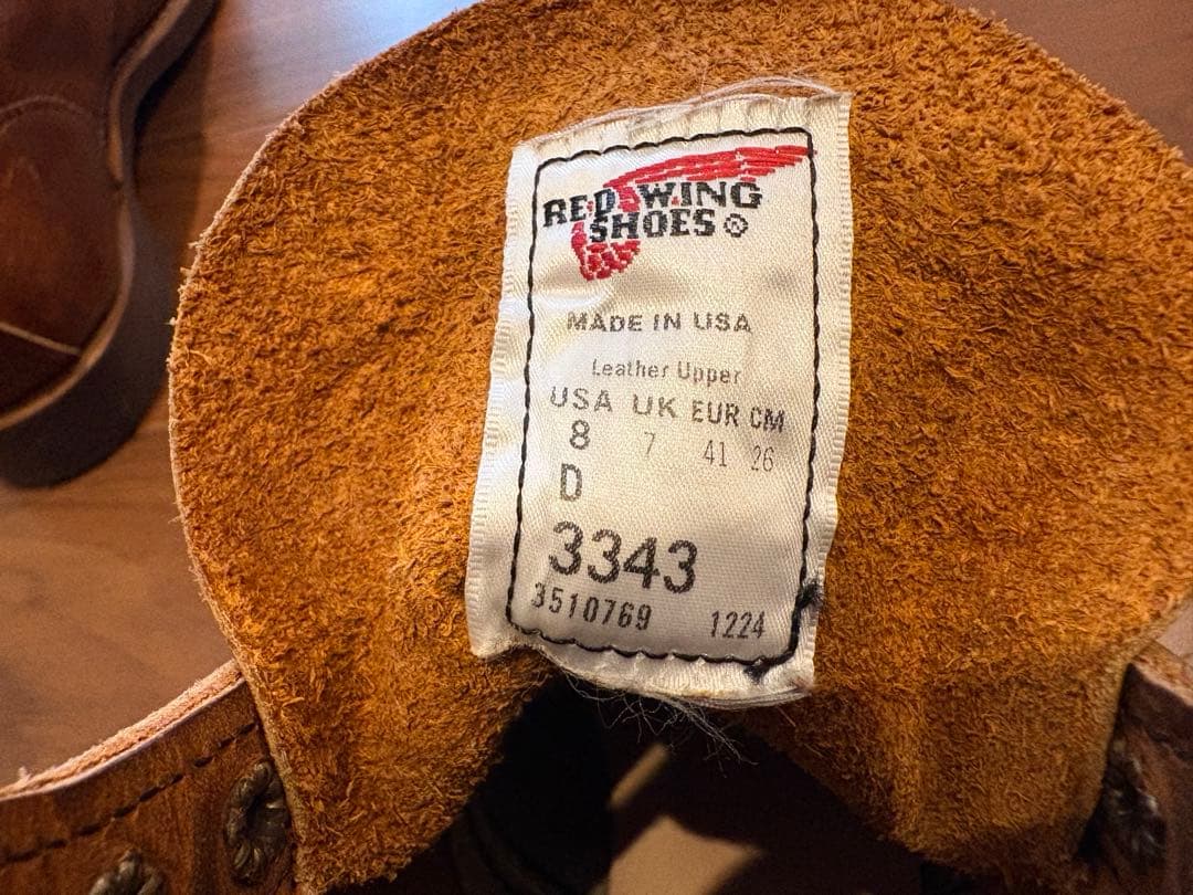 レッドウィング　ブラックスミス　3343 26cm
