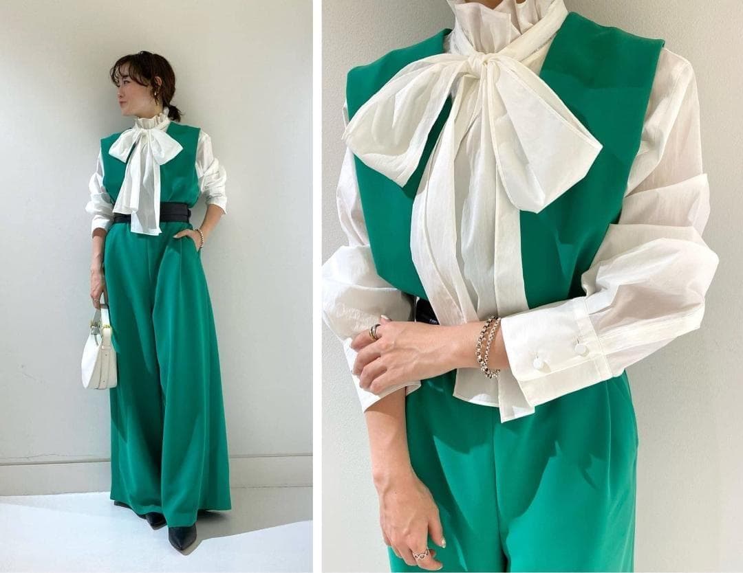 ヴィンテージブロードボウブラウス 　allureville