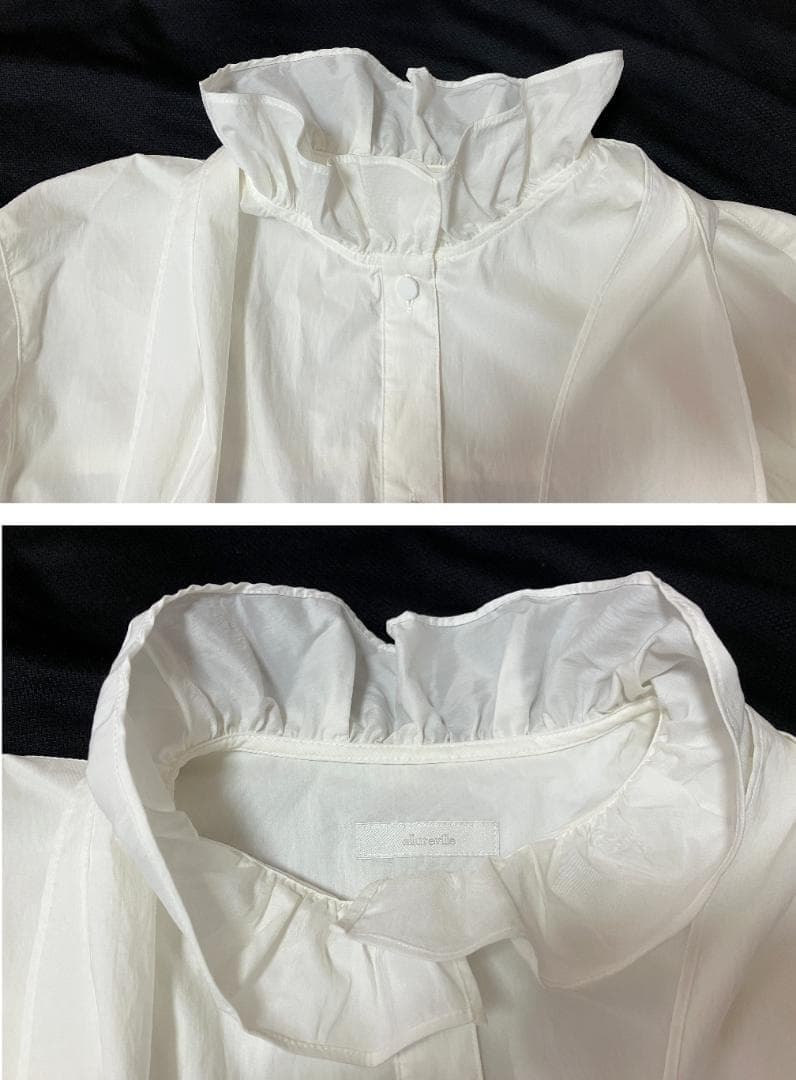 ヴィンテージブロードボウブラウス 　allureville