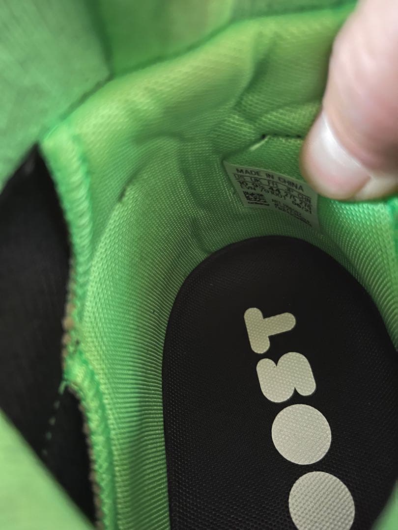 美品adidas Codechaos BOAゴルフシューズ黒×グリーンスパイク