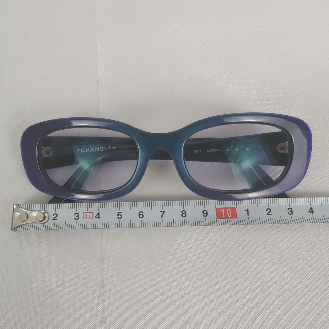 CHANEL シャネル サングラス ココマーク ブルー
