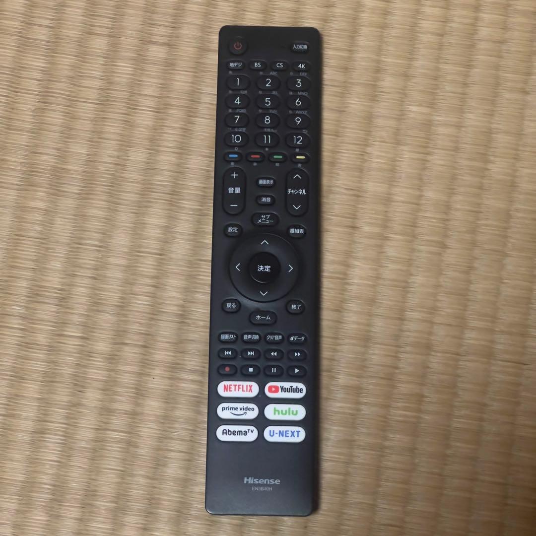 ハイセンス　4K 液晶テレビ　65型