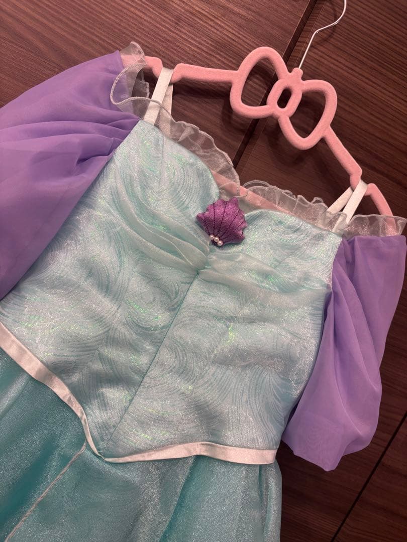 ディズニー♡ビビディバビディブティック公式♡アリエルドレス♡110美品♡
