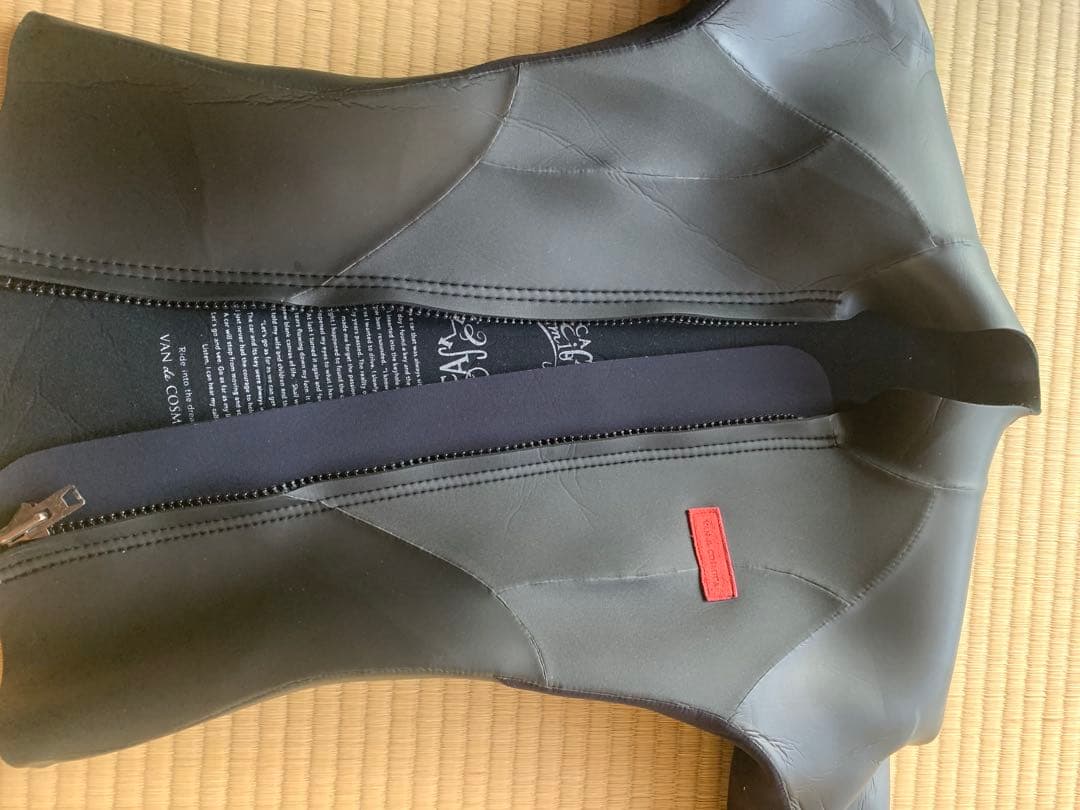 VAN de COSMICA ロングジョン ウェットスーツ ブラック