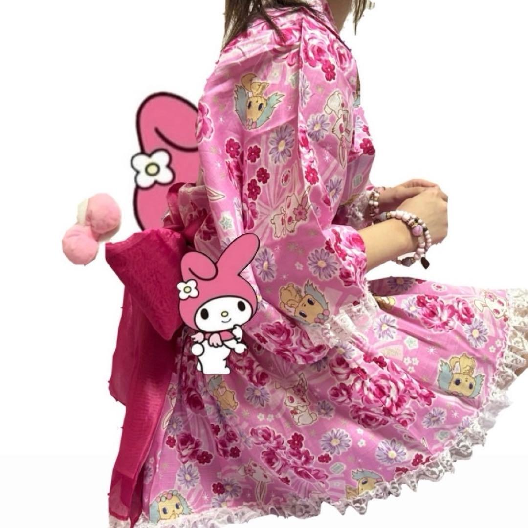 ♥浴衣ドレス♥ ジュエルペット140 150 160地雷 量産 平成女児