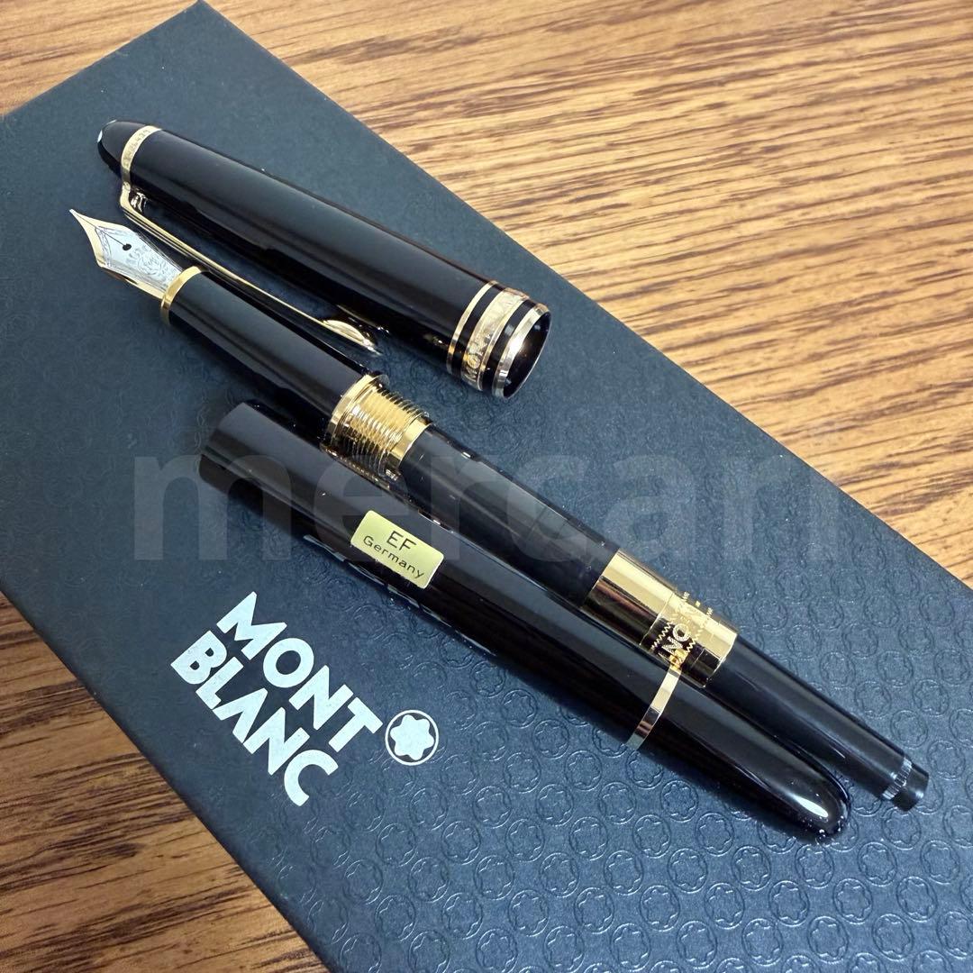 【美品】MONTBLANCマイスターシュテュック万年筆 EF