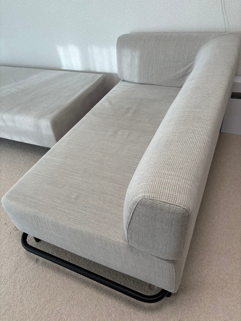 ACTUS アクタス OWN-S グレーファブリックアームソファ