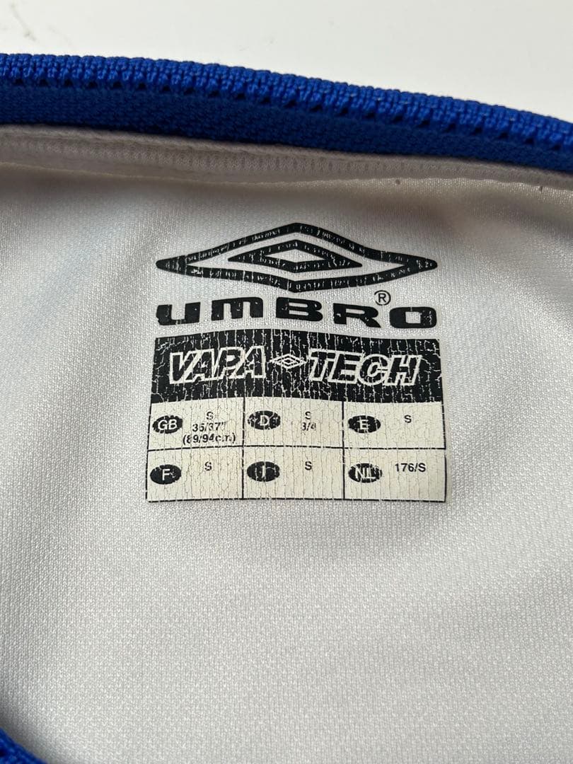 チェルシーFC Umbro 2003-2004＜Away＞ ホワイト/ブルー　S