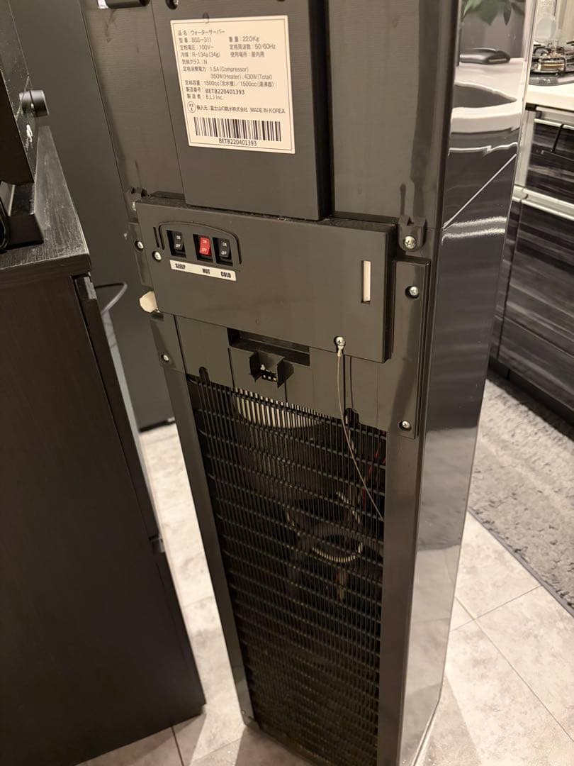 ウォーターサーバー　エブリィフレシャス　tall 浄水器