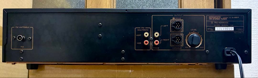 【調整済・完動美品・最終形】L-03T KENWOOD 定価132,000円