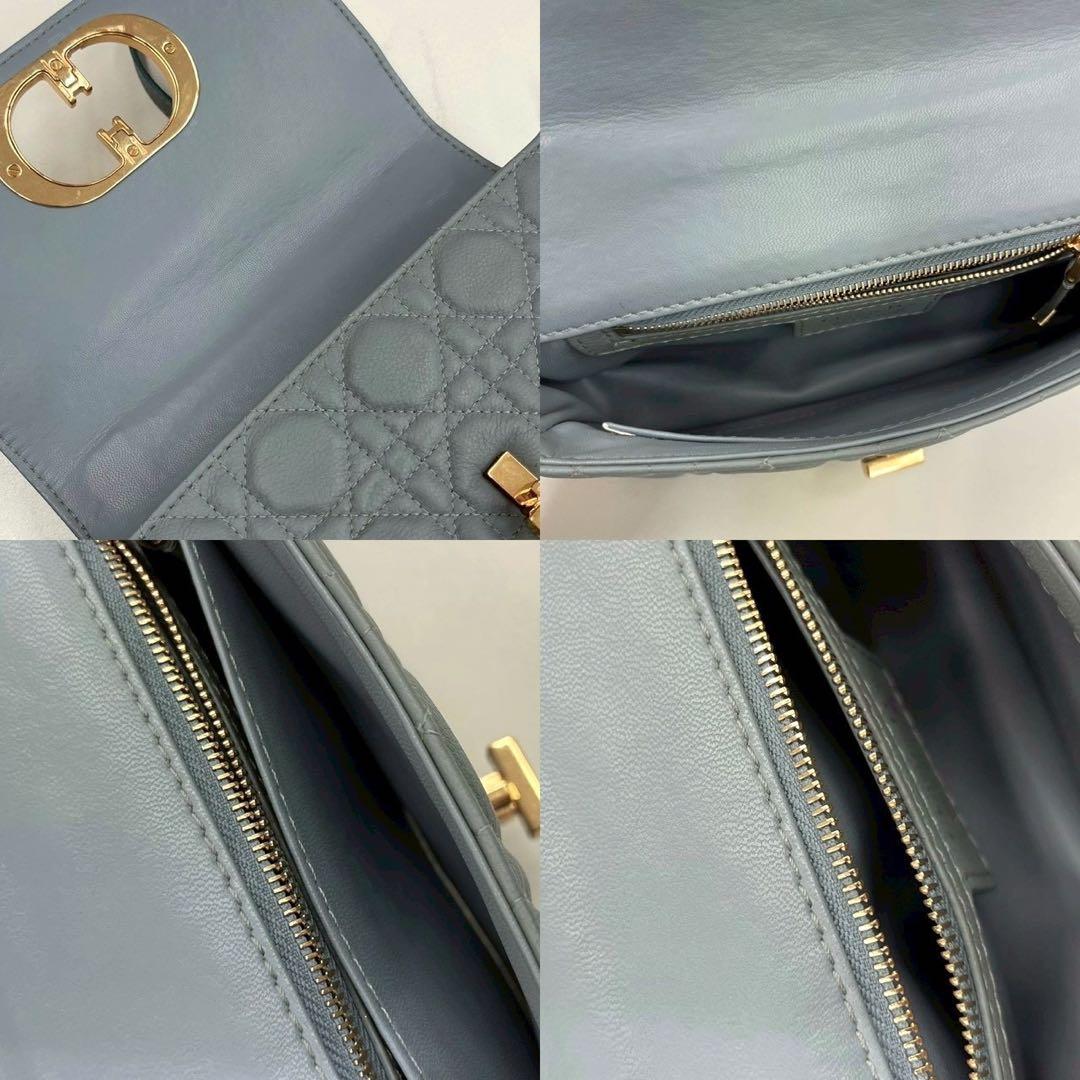 ディオール　カロ　スモール　ブルーグレー　ショルダーバッグ　2020年