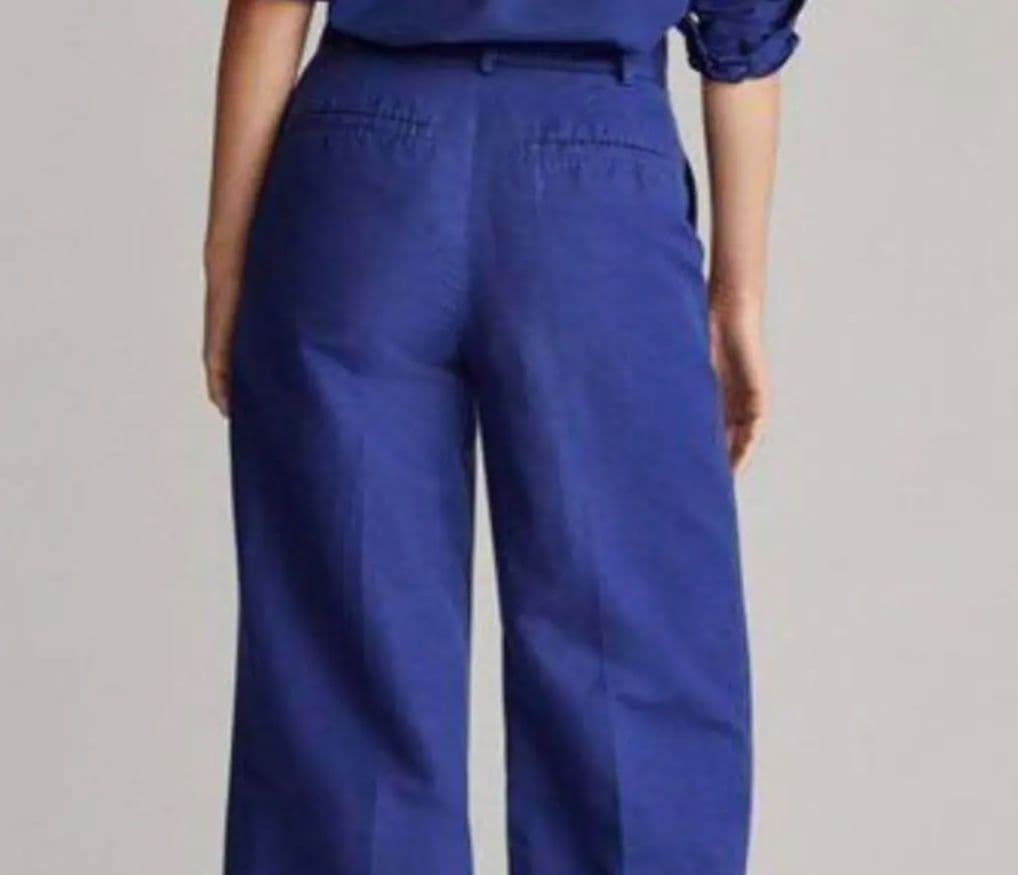 ラルフローレン　リネン100%ガウチョパンツ　未使用品