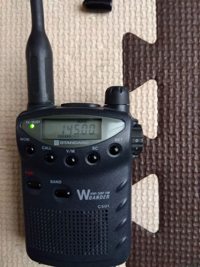 イヤホンマイク・スピーカー付きスタンダード　C501受信改造済（現状）