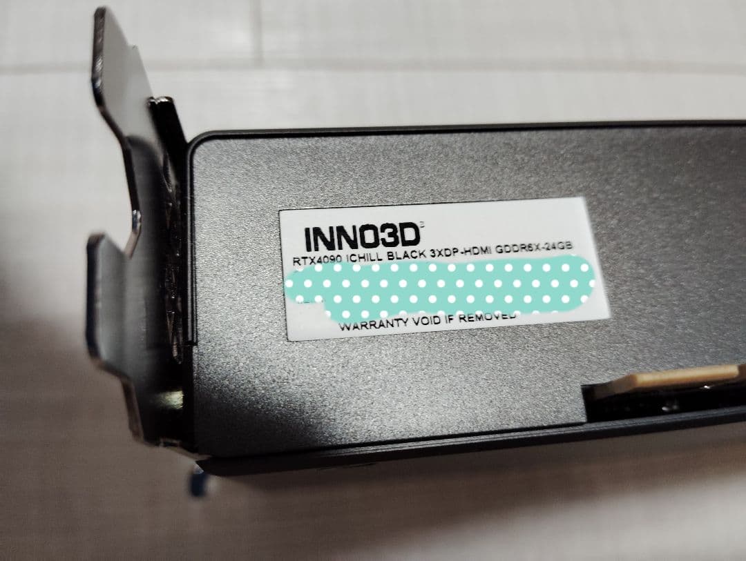 【水冷】INNO3D RTX　4090 ichill black イノスGPU