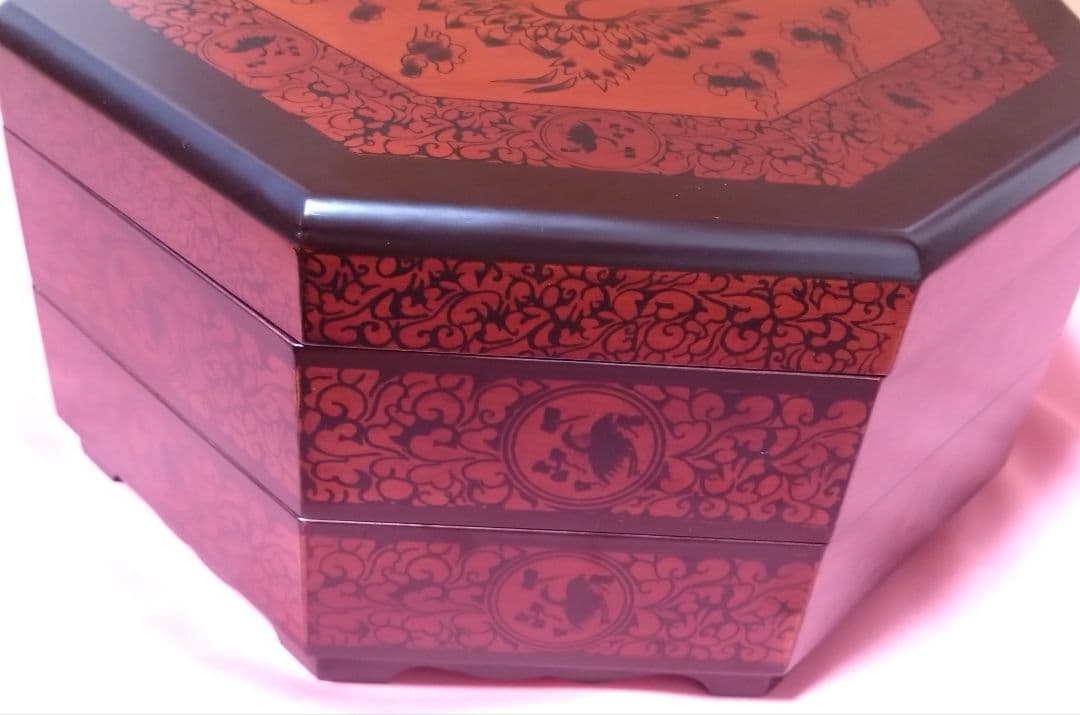 九節板　クジョルパン　八角形　漆器　高級木材　韓国伝統工芸品　美品