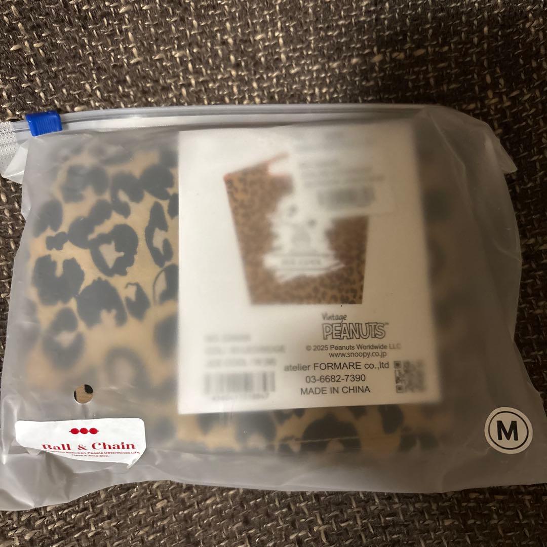 Ball & Chain スヌーピー 大阪限定　レオパード柄　Mサイズ　ベージュ