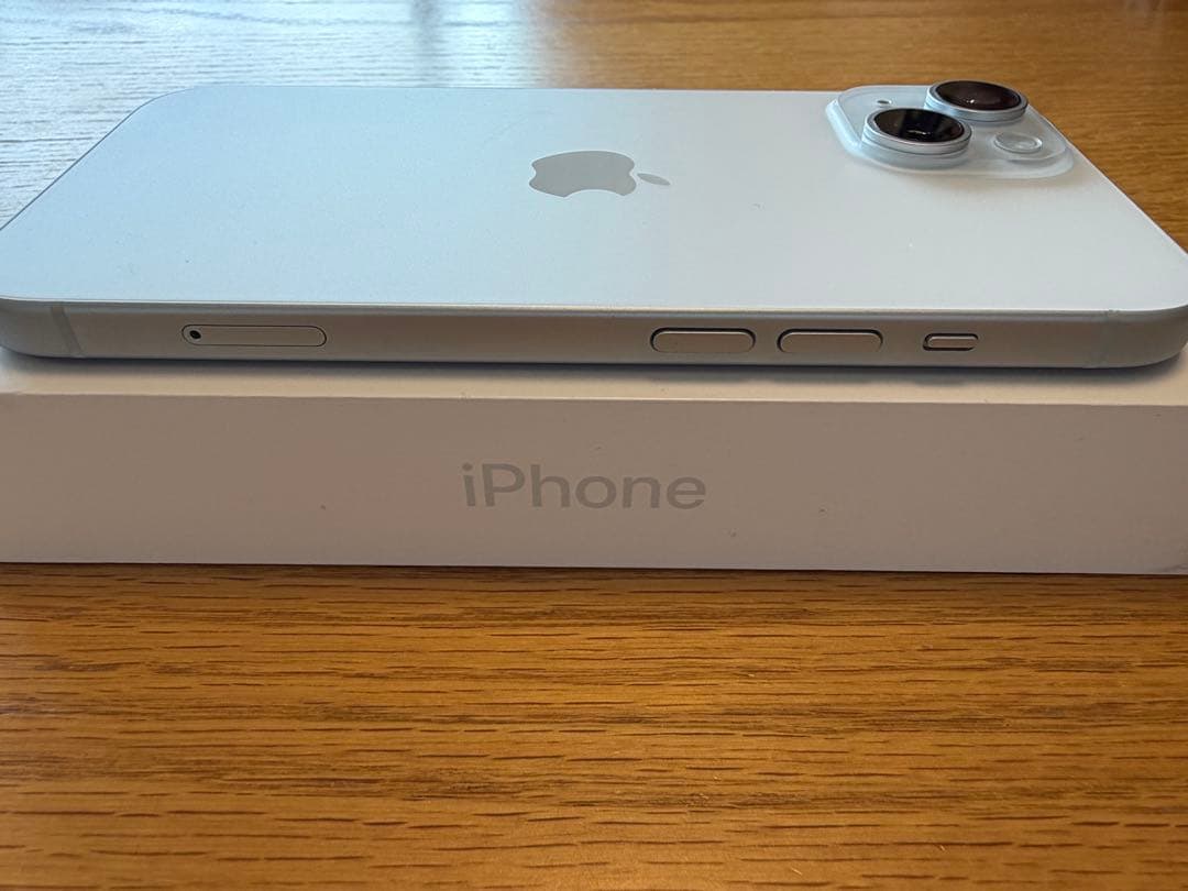 iPhone15 128GB 本体　ブルー　新品保護フィルム付き