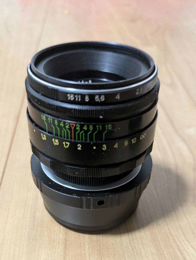 美品Helios 44-2 58mm f2M42 マイクロフォーサーズ用