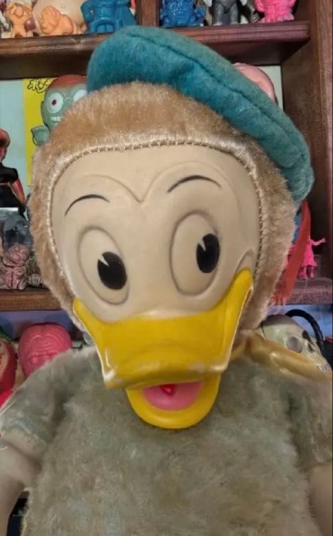 希少！当時物ドナルドダック アンティークドール 昭和レトロ　ディズニー