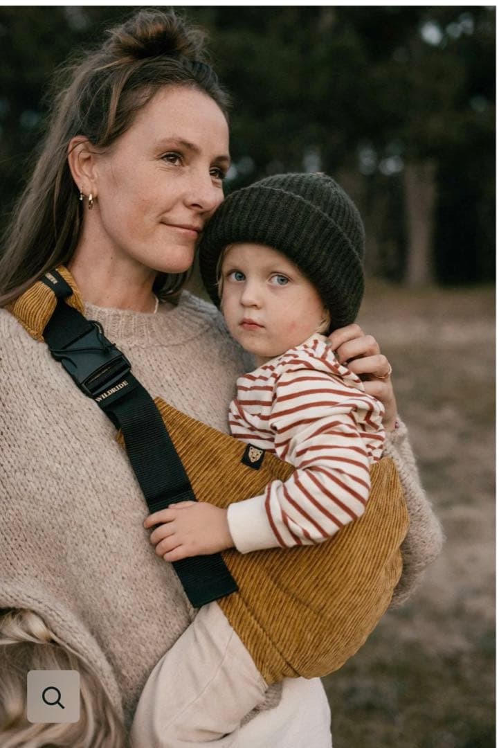 お値下げ！WILDRIDE コーデュロイ抱っこ紐 ベージュ