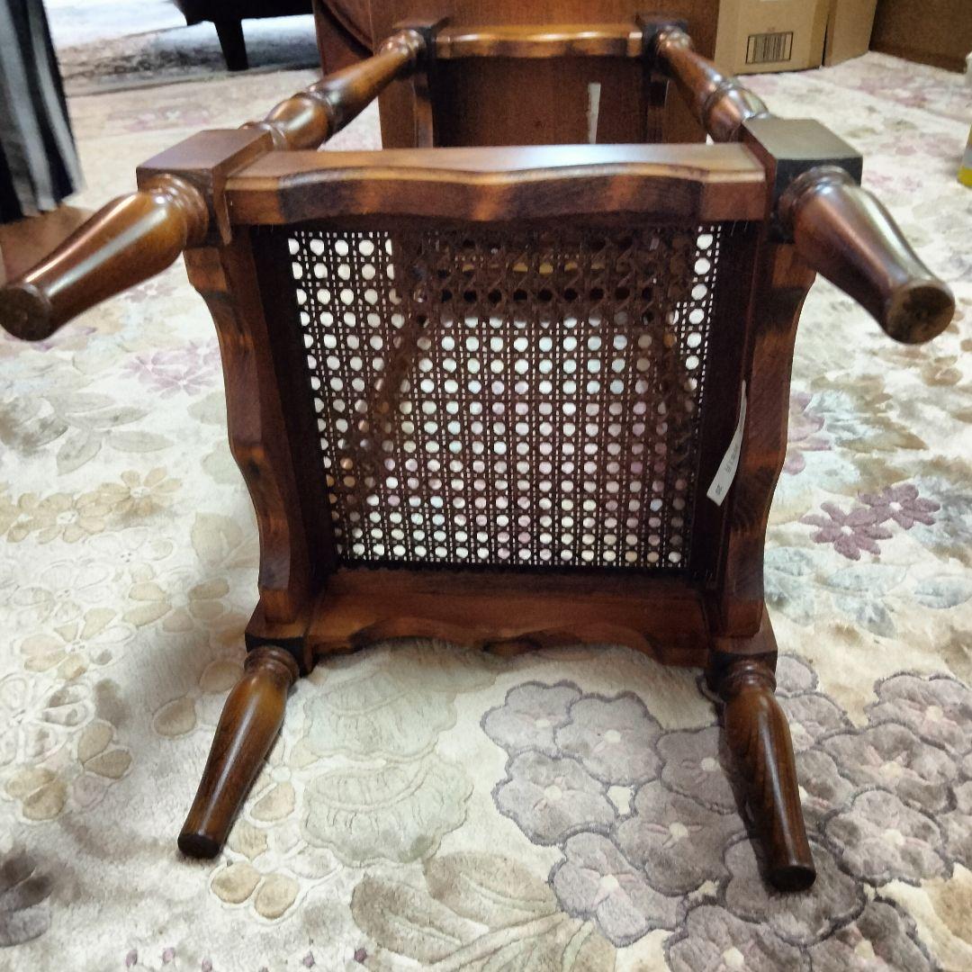 karmaku カリモクコロニアルシリーズ電話台　飾り棚フラワースタンド中古美品