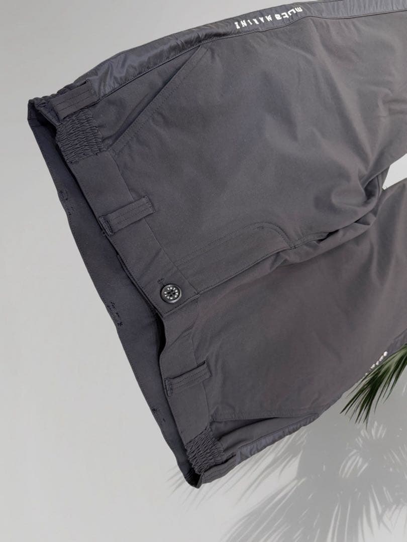 【新品】ムータマリン　ロングパンツ　黒　メンズ　Mサイズ