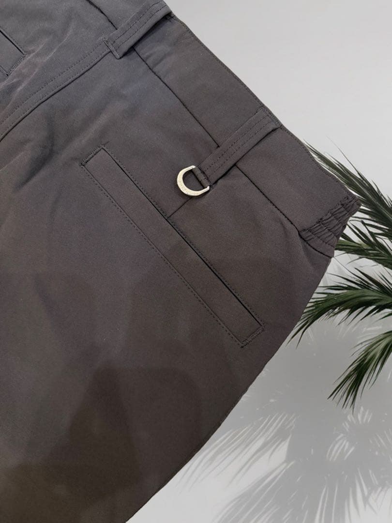 【新品】ムータマリン　ロングパンツ　黒　メンズ　Mサイズ