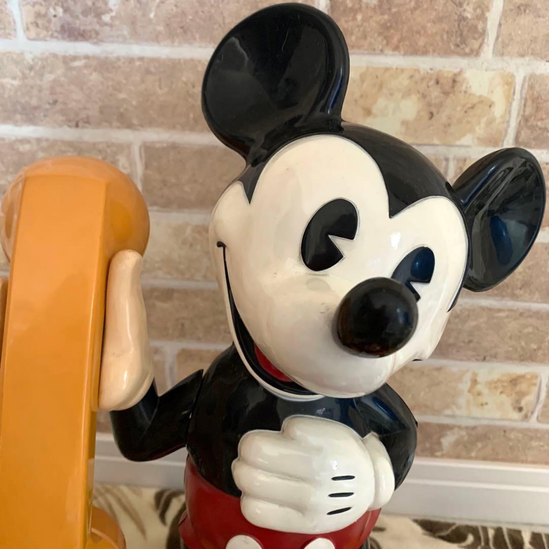 ミッキーマウス　ダイヤル式電話　たのメル便送付 ビンテージ アンティーク