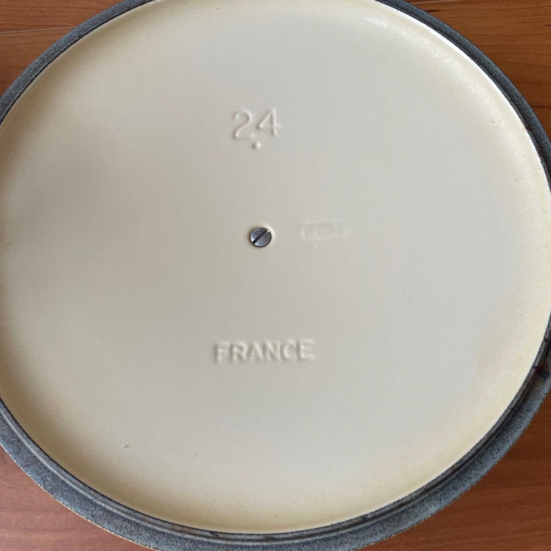 LE CREUSET 両手鍋 24cm イエロー