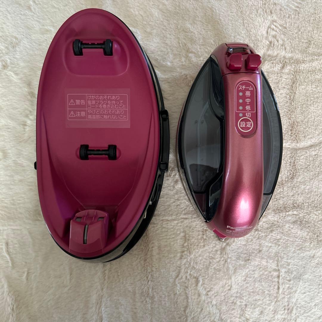 Panasonic アイロン コンパクト ピンク