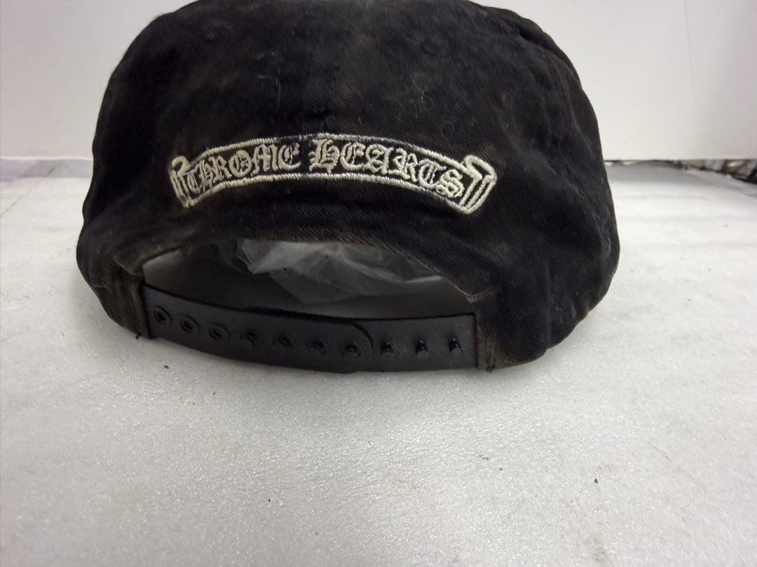 K*n様 クロムハーツ　黒の刺繍ベースボールキャップ