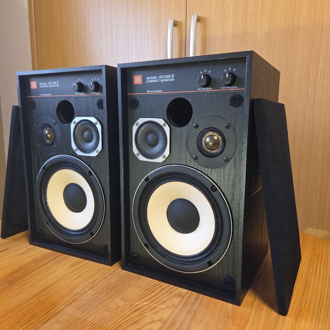 【完動美品】JBL4312M ⅡBKペアスピーカー音出し良好