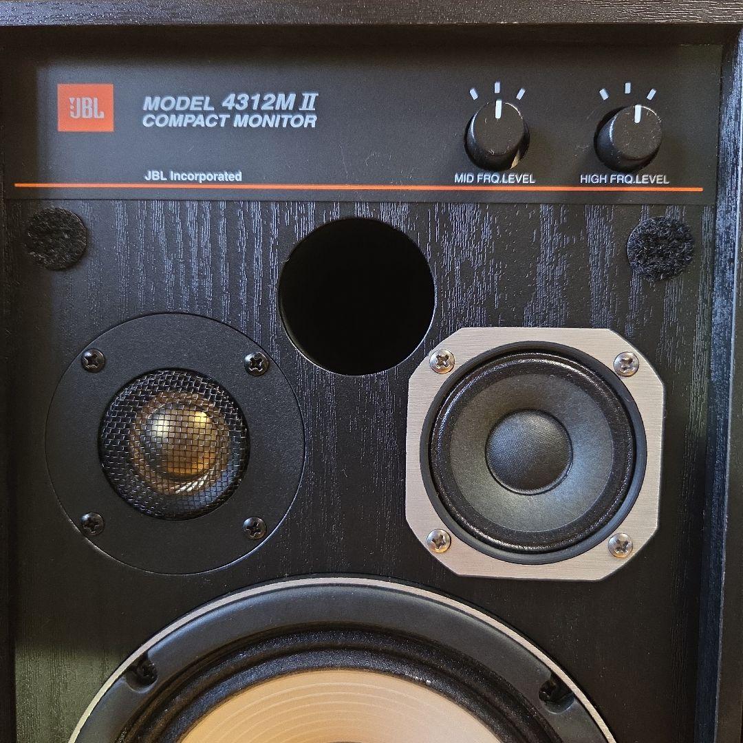 【完動美品】JBL4312M ⅡBKペアスピーカー音出し良好