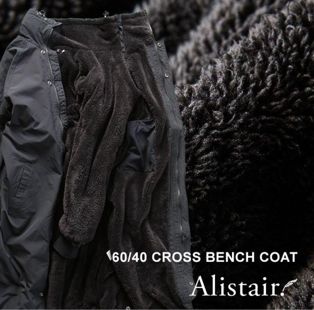 ALISTAIR アリステア　ベンチコート 裏ボア Wジップ 撥水 防風 軽量