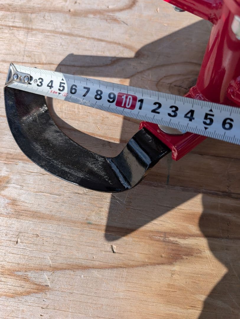 耕運機 管理機　耕運軸　耕運爪2個セット　画像現状