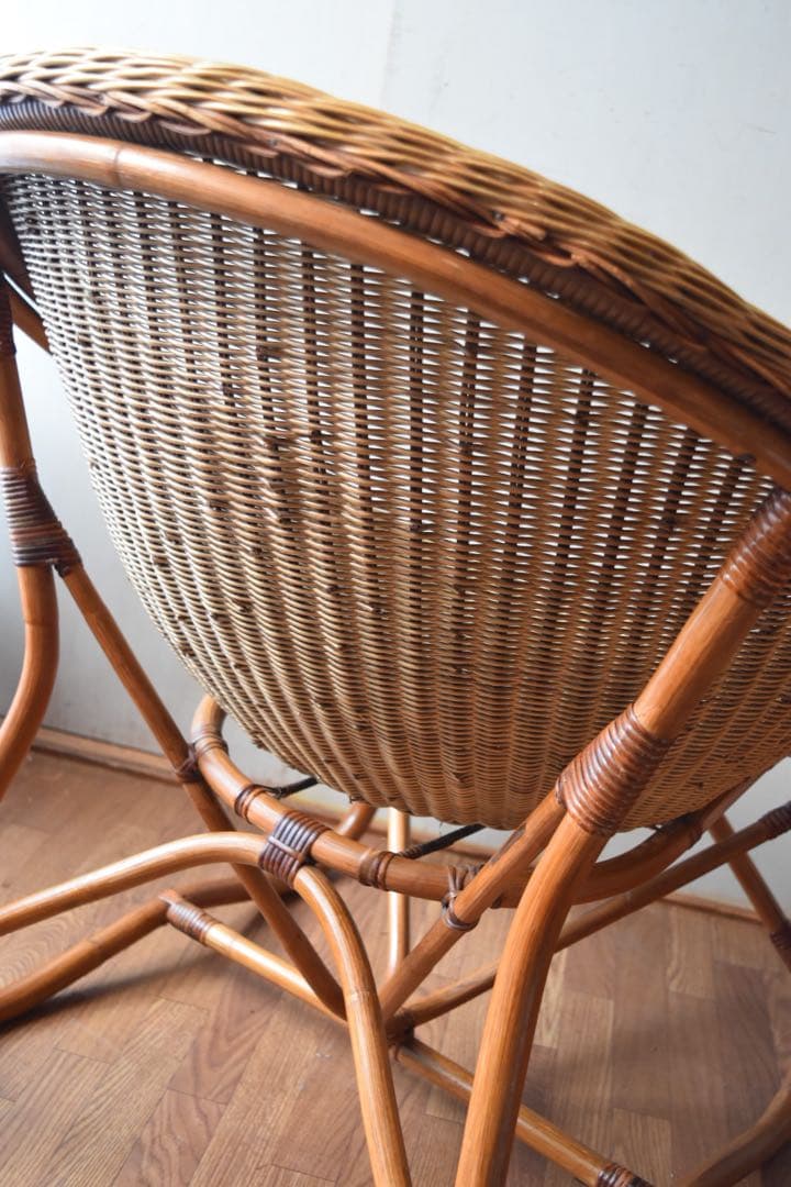1人掛けソファ Old Rattan Chair