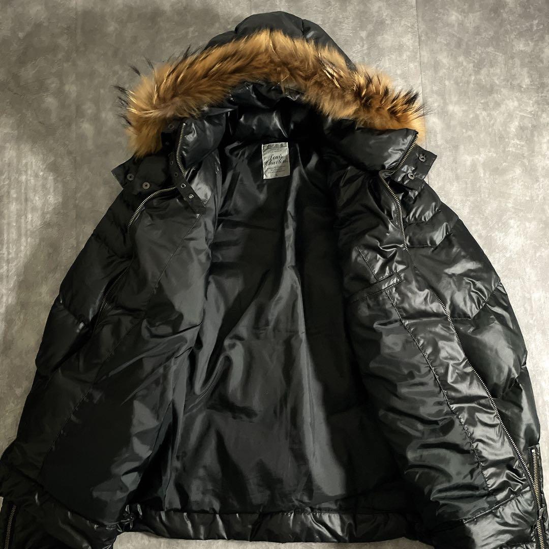 Y2K Archive 黒艶 ボリュームダウンジャケットメンズ Lサイズ 極暖◎