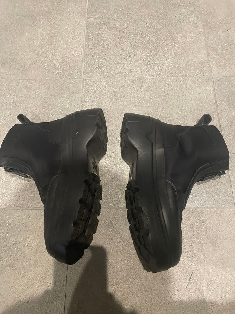 HUNTER エクスプローラー アンクル ジップ フラットフォームブーツ