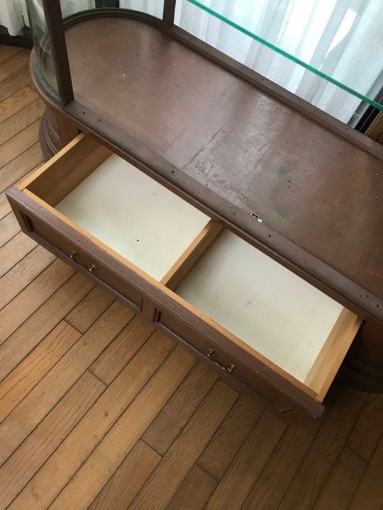 ヴィンテージ　フランス　ショーケース　飾り棚