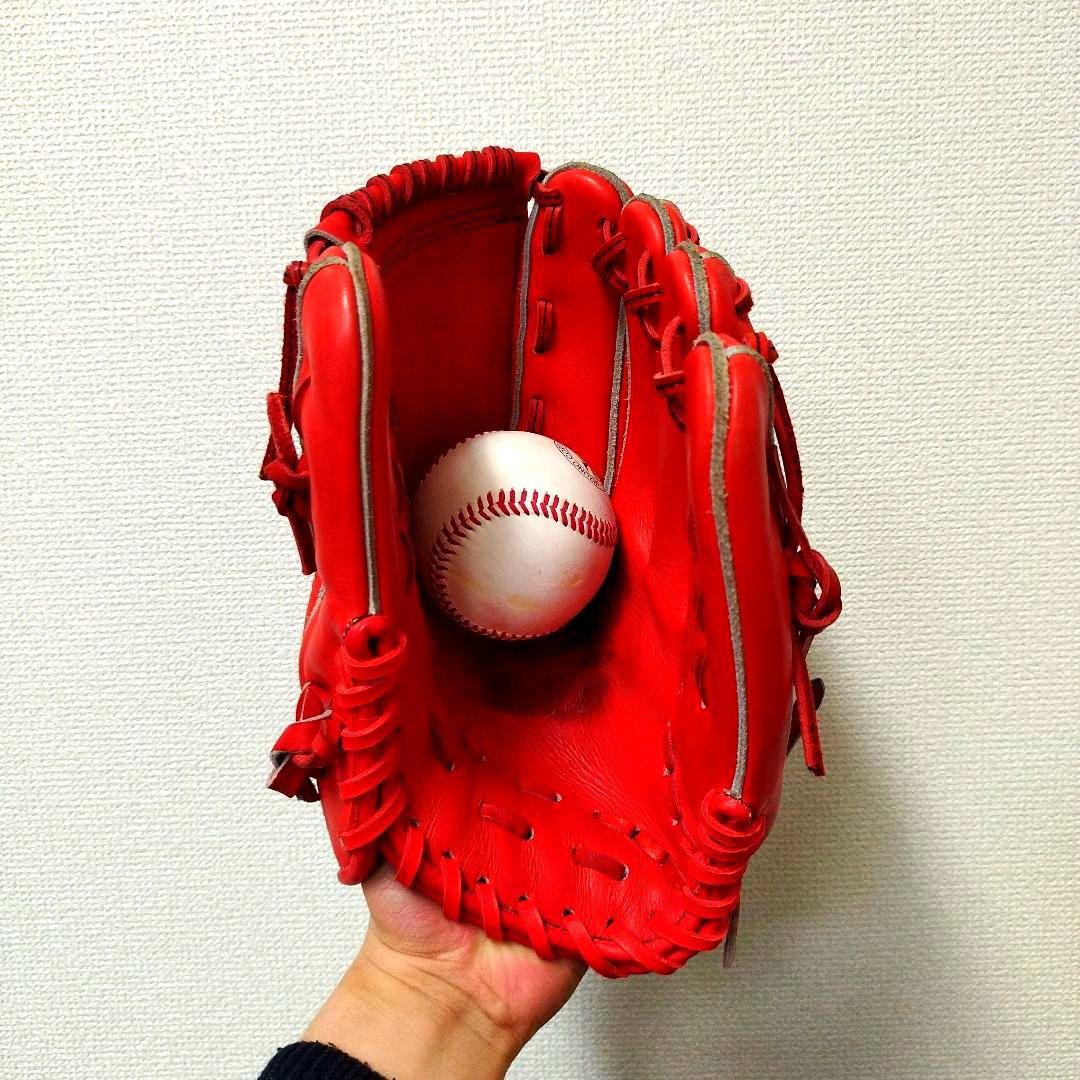 047 ジュンケイ 極美品 硬式 投手用グローブ