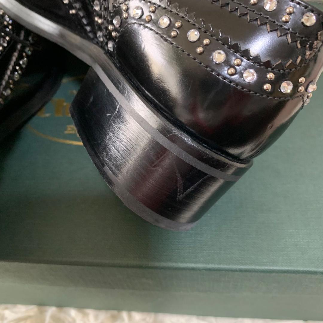 11789✨美品✨Church's スタッズ付き ドレスシューズ 36 ブラック