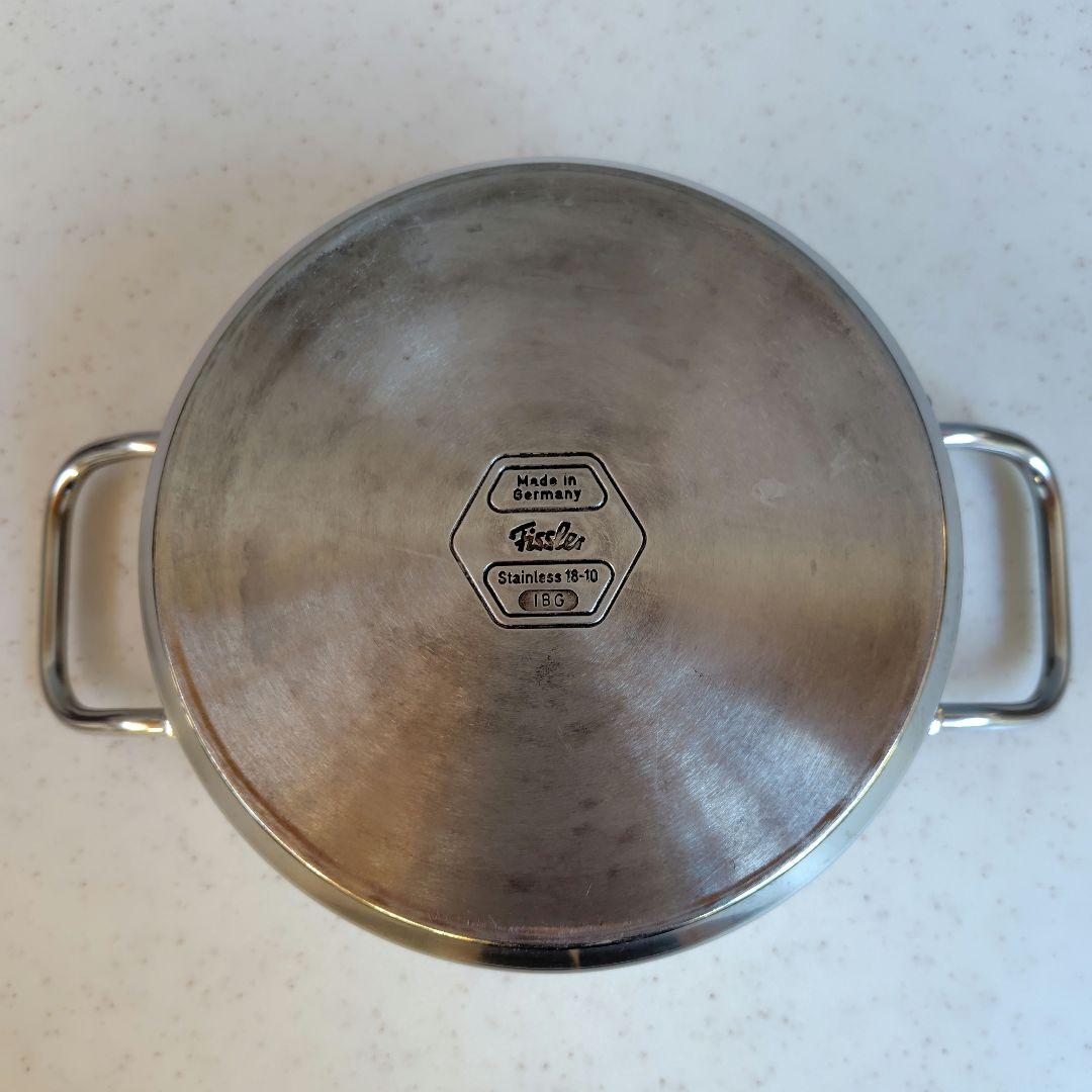 フィスラー 直火専用 キャセロール大・小・ソースパン・サーブパン 4点セット