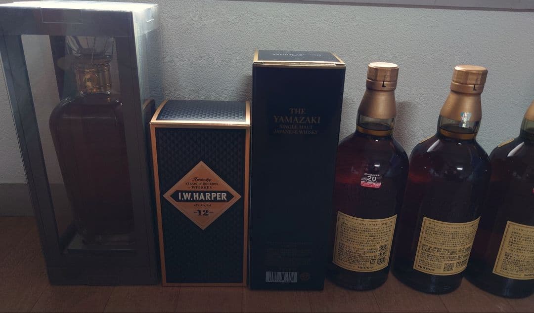 未開栓：山崎18年・12年・IWハーパー12年・REVOLUCION計6本セット