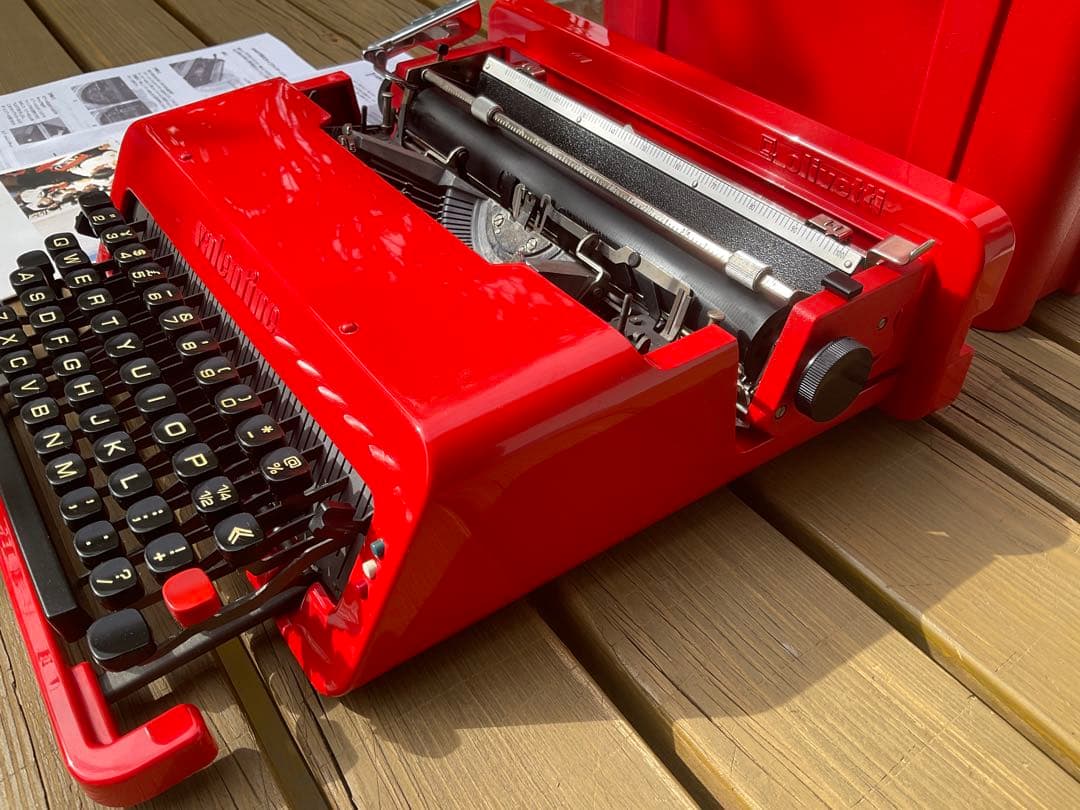 olivetti valentine 整備済　完動品　中古品　凄く綺麗