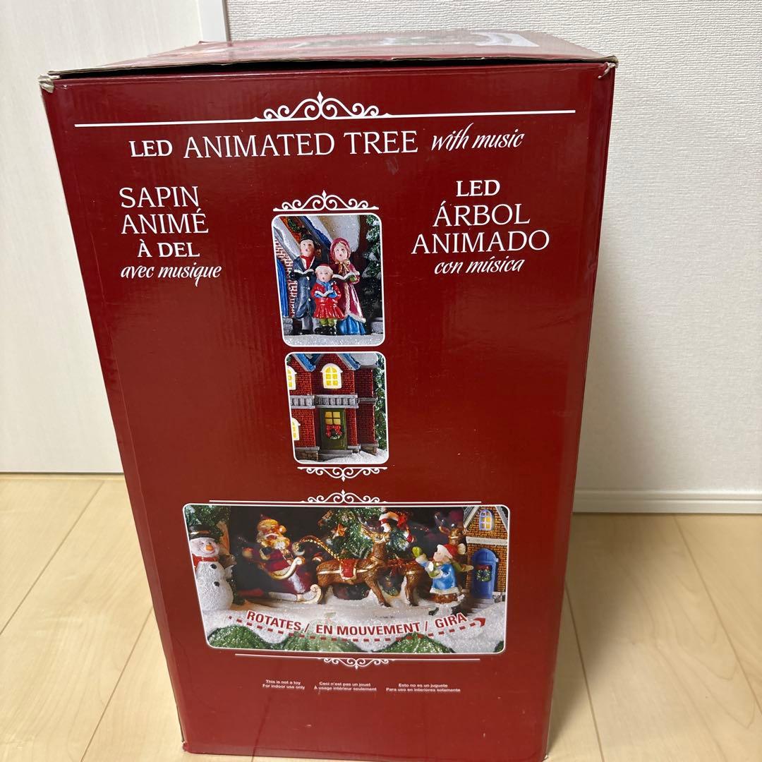 LED Animated Tree クリスマスツリー ジオラマ 音楽 ライト