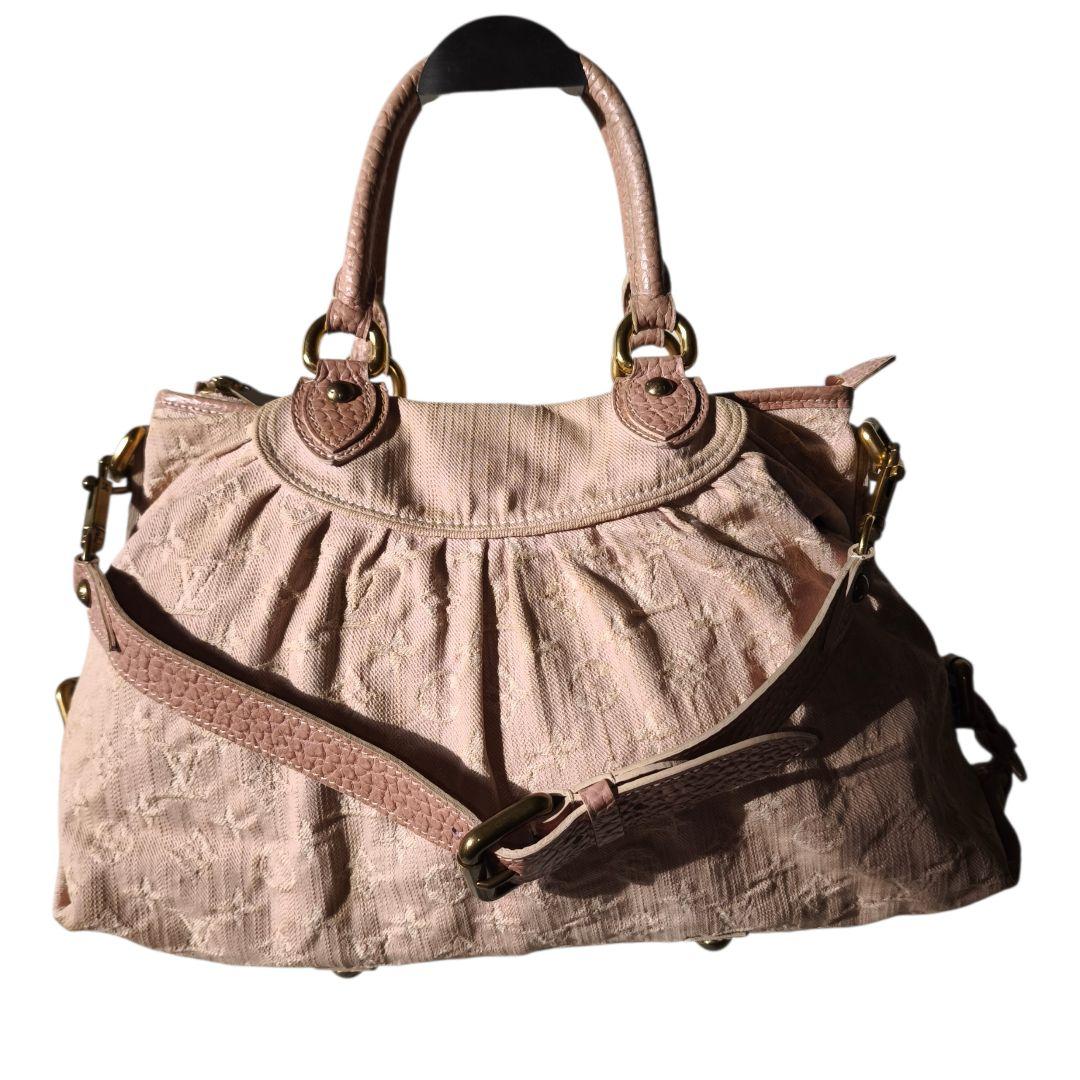 LOUIS VUITTON モノグラムデニム ネオガヴィMM（ローズ）