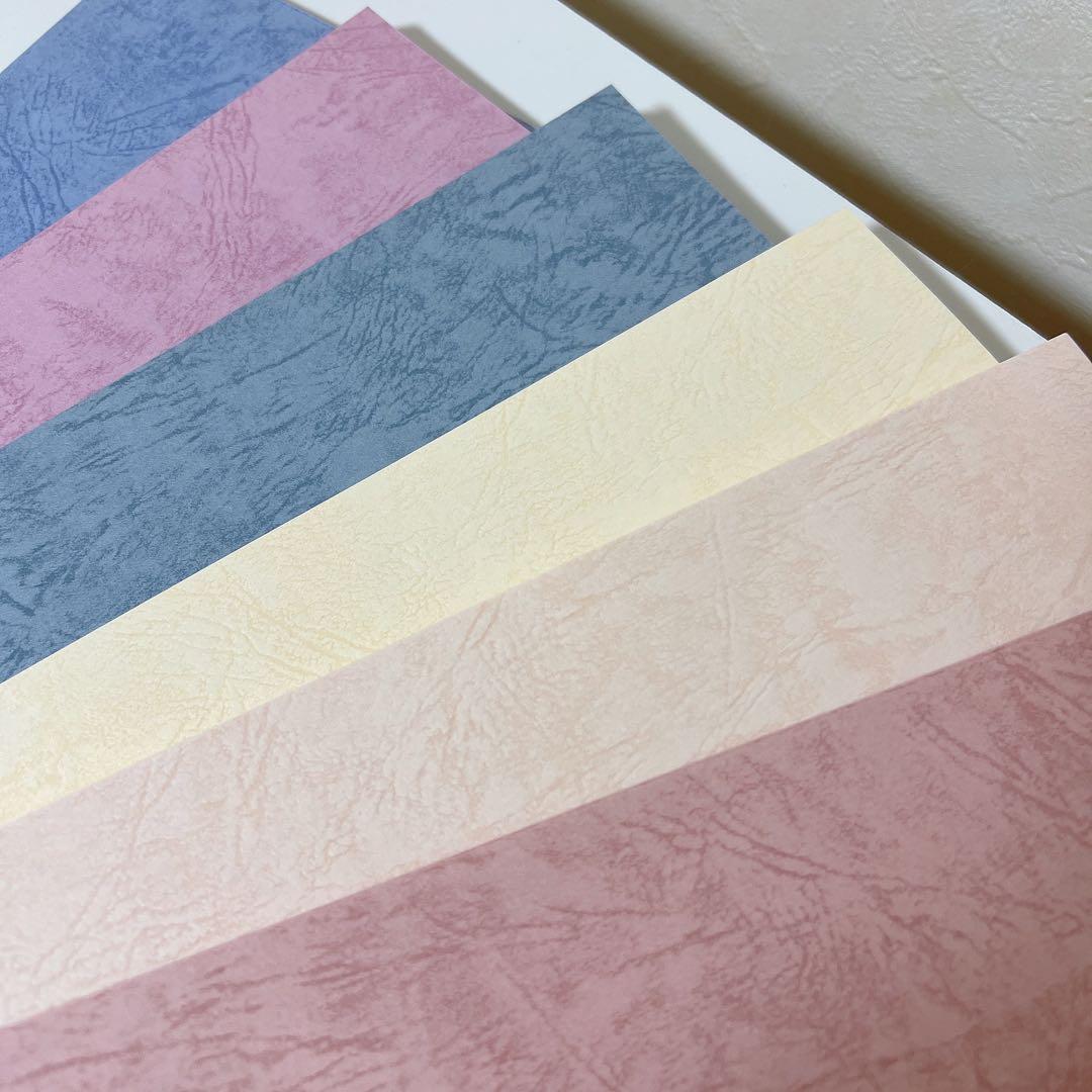 特殊紙 レザック紙ミランダ カッティングダイ 紙モノ コラージュ素材 まとめ売り