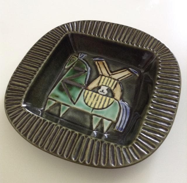 Gustavsbergリサラーソン 絵皿 北欧Lisa Larson