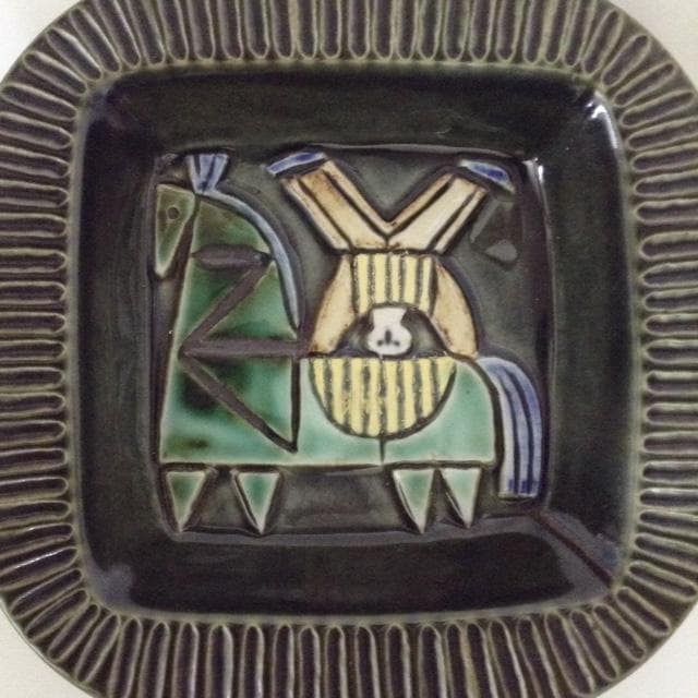 Gustavsbergリサラーソン 絵皿 北欧Lisa Larson