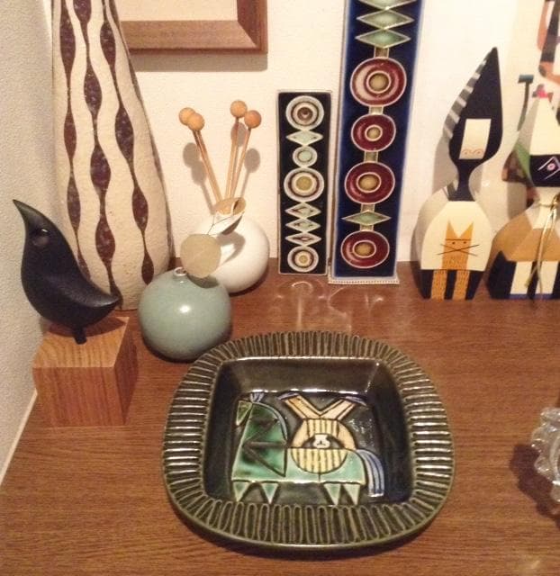 Gustavsbergリサラーソン 絵皿 北欧Lisa Larson